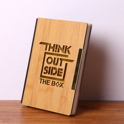 Bamboo Wood Cover Diary