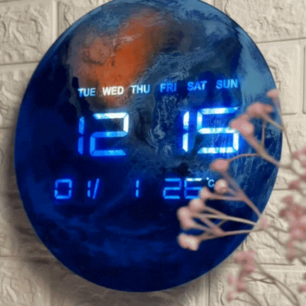 Bigsmall EarthGlow - Digital Clock